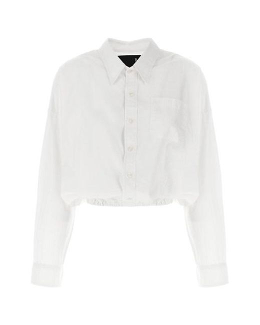 Camicia 'Crossover Bubble' di R13 in White
