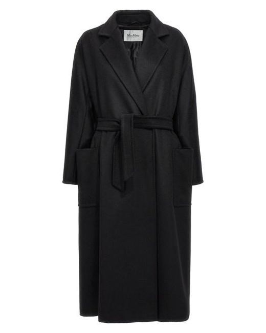 Max Mara 'olea' Coat in Black | Lyst