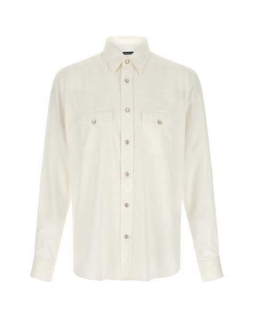 Tom Ford White 'western' Shirt for men