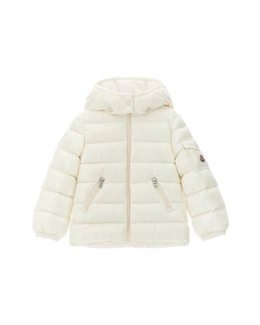 Moncler White 'bady' Down Jacket
