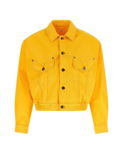 Versace Yellow Over Denim Bluson
