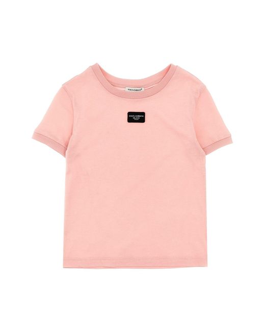 Dolce & Gabbana Pink Logo T-shirt