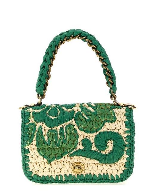 Borsa A Mano 'Bond Xs' di Etro in Green