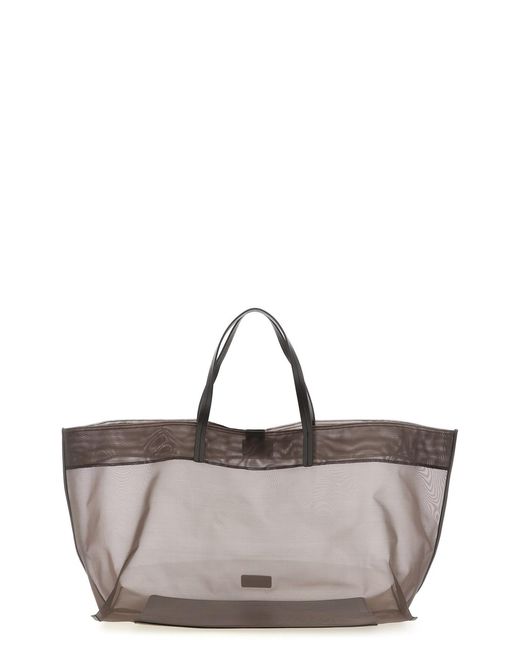Staud Gray 'christos' Large Shopping Bag