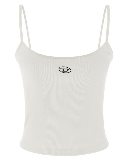 DIESEL White 't-hupy-od' Top