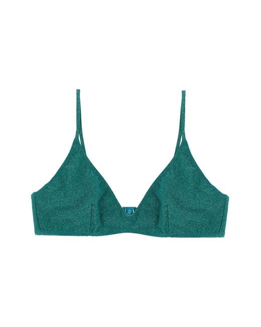 Mc2 Saint Barth Green Bikini-Top "Paloma"