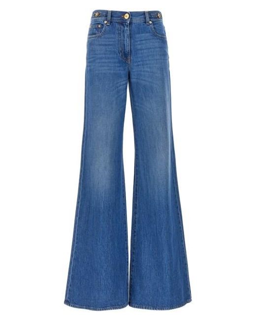Jeans svasato di Versace in Blue