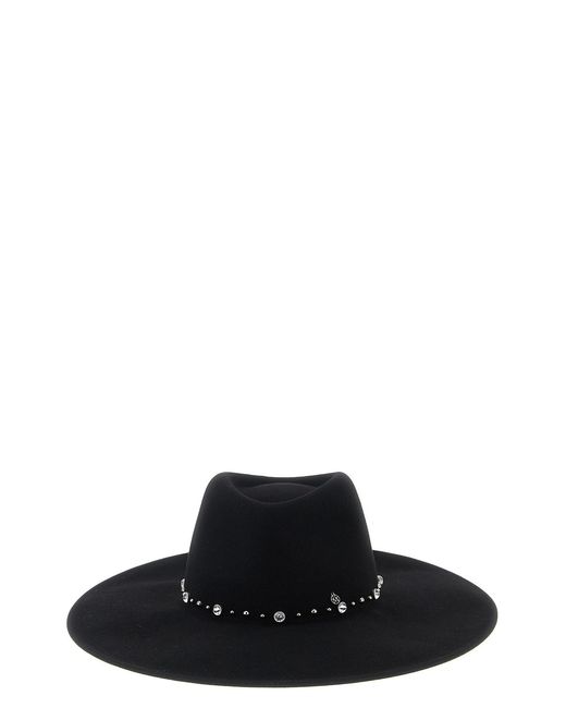 Maison Michel Black 'roy' Hat