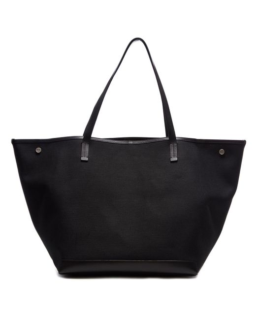 The Row Canvas Park Black Tote Bag | Lyst