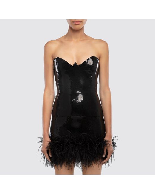 Alexandre Vauthier Synthetic Couture Sequin Bustier Dress in Black | Lyst