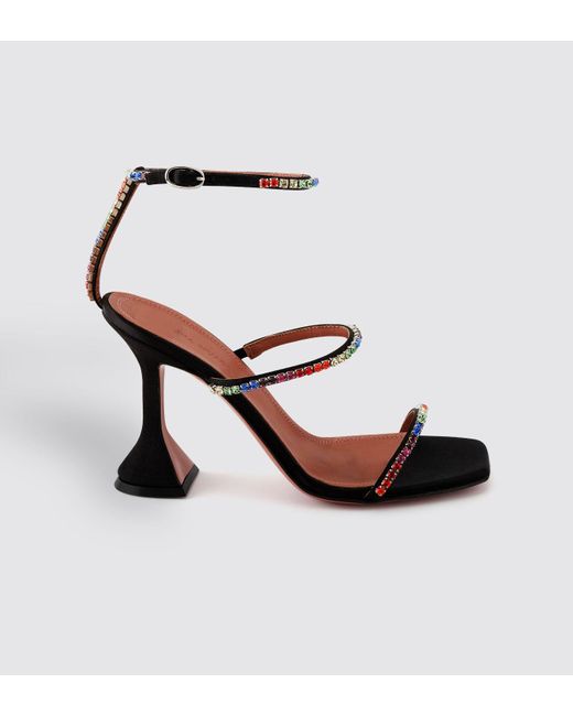 amina muaddi rainbow sandals