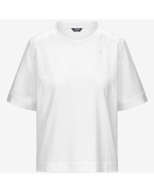 Selune Jersey di K-Way in White