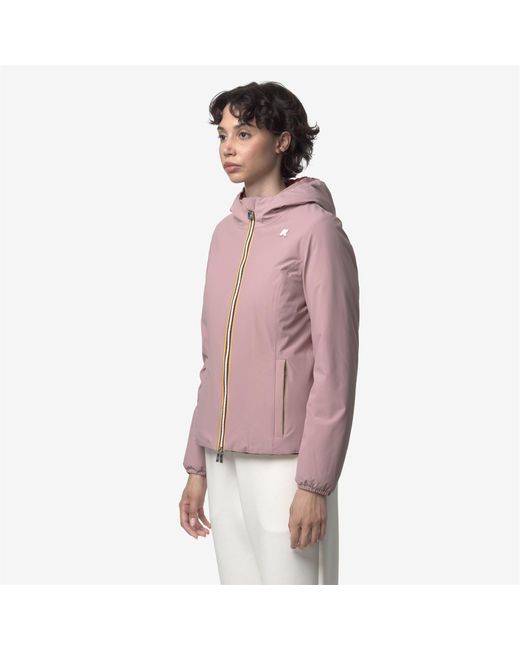 Lily St Warm Reversible K-Way de color Purple