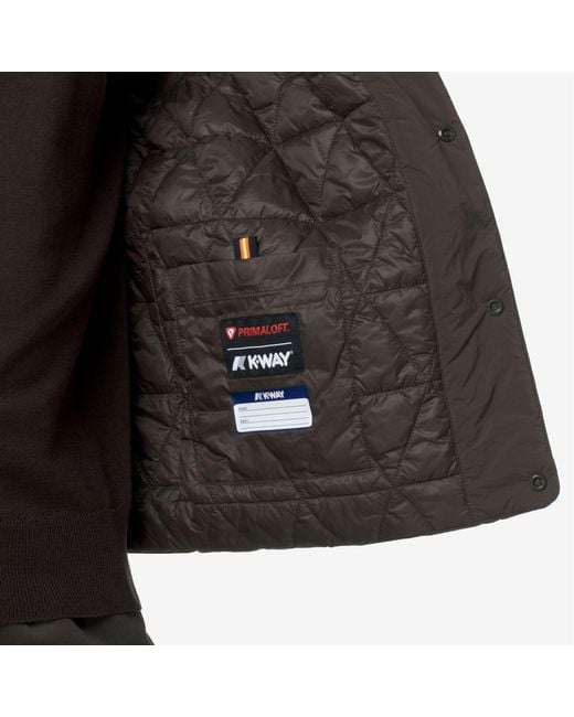Valty Plain Warm K-Way de hombre de color Brown