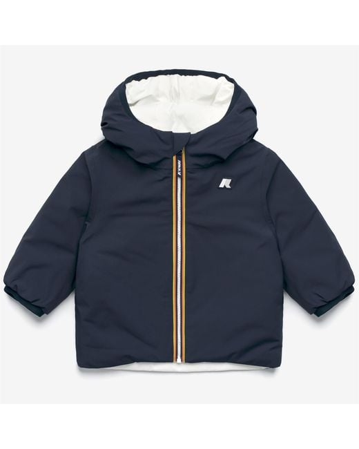 E. Jack St Warm Double K-Way de color White
