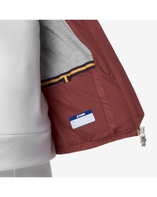 Lily Stretch Poly Jersey di K-Way in Red
