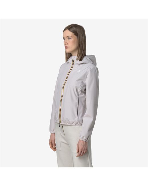Lily Stretch Poly Jersey di K-Way in Gray