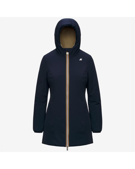 Denise St Warm Double K-Way de color Blue