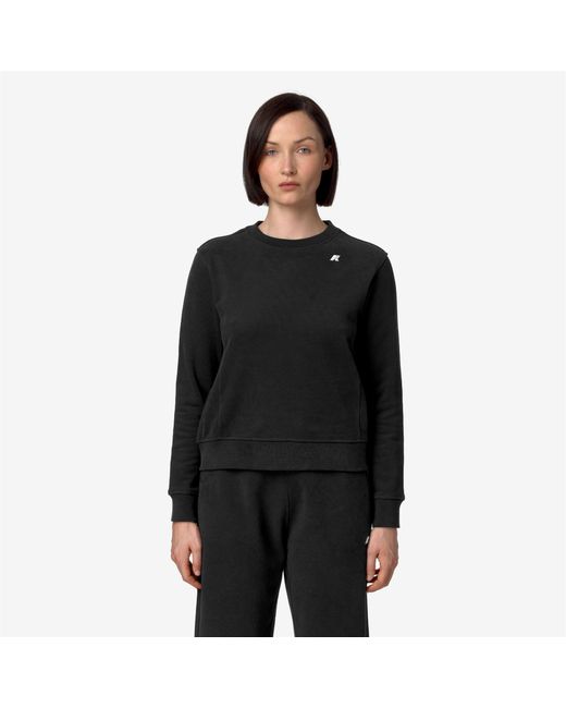 Eline Fleece Peach di K-Way in Black