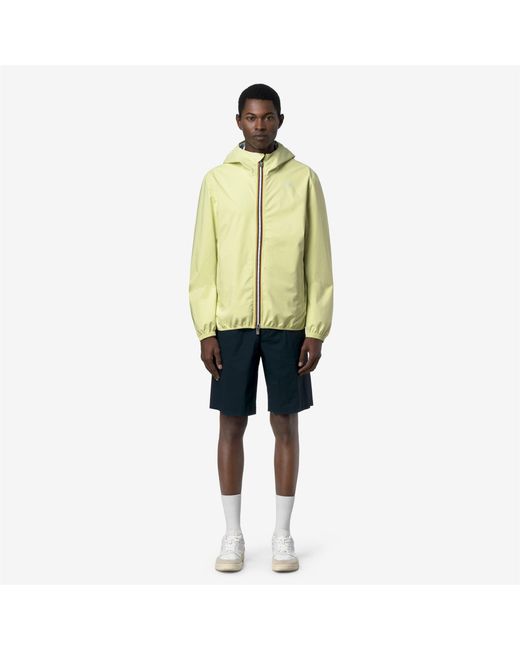 Jack Stretch Dot K-Way de hombre de color Yellow
