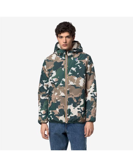 Claude Orsetto Graphic K-Way de color Green