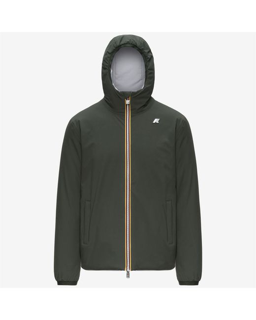 Jack St Warm Double K-Way de hombre de color Black