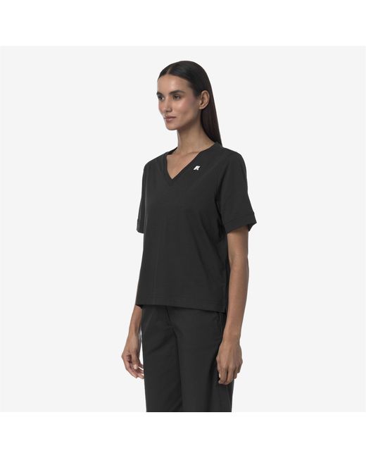 Leda Jersey di K-Way in Black