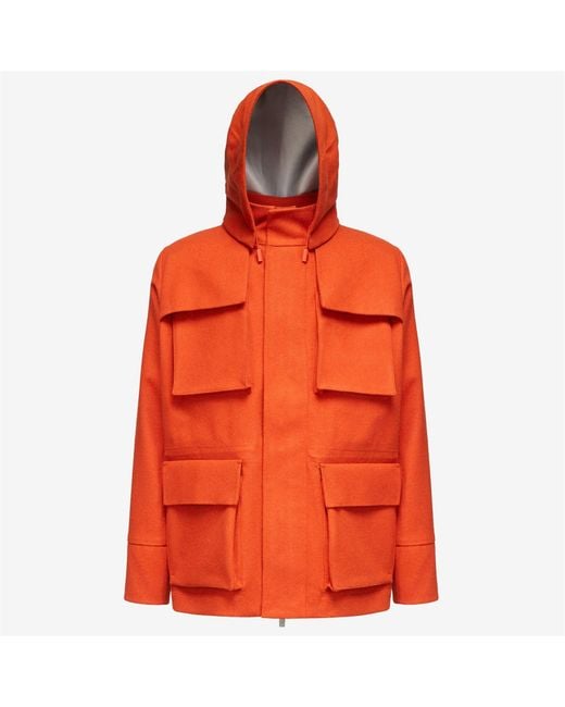 Erhal Melange Wool 2L di K-Way in Orange da Uomo