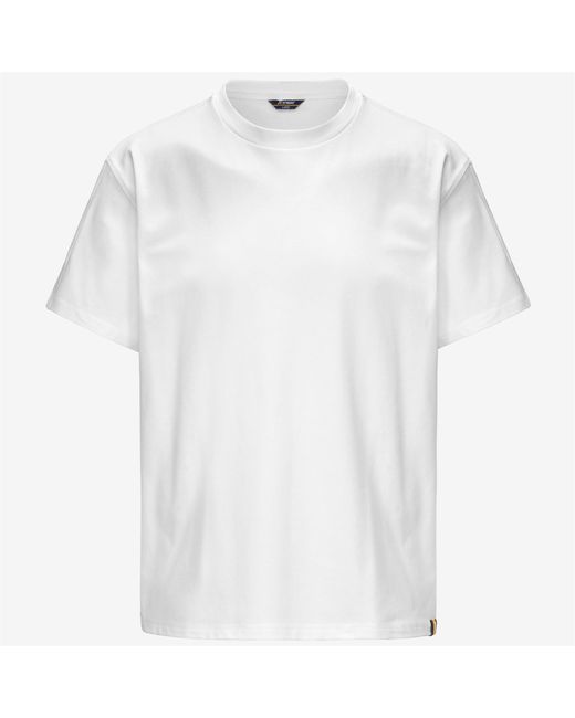 Fantome Ice Cotton di K-Way in White da Uomo
