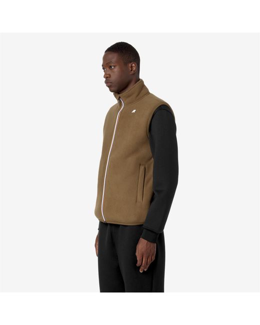 Yannick Sherpa Polar di K-Way in Green da Uomo