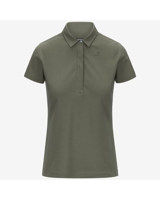Amedea Pique di K-Way in Green