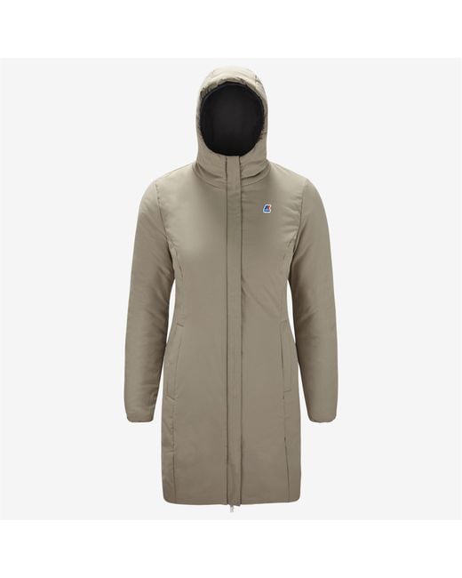 Charlene Warm Reversible di K-Way in Black