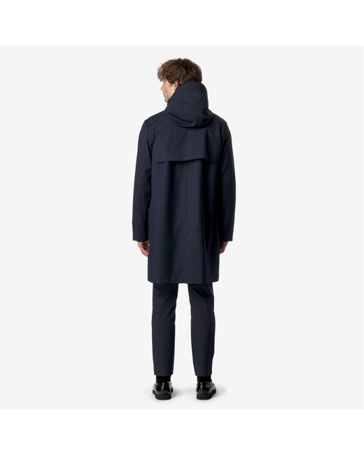 Poirol Tech Wool Blend di K-Way in Blue da Uomo