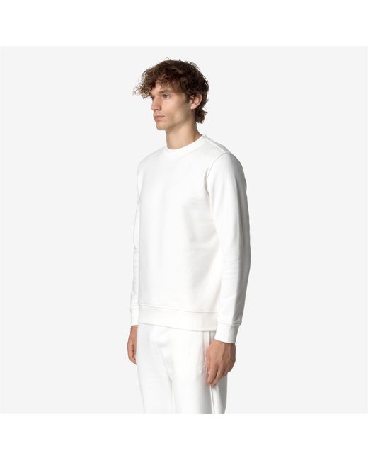 Baptiste Heavy Fleece di K-Way in White da Uomo