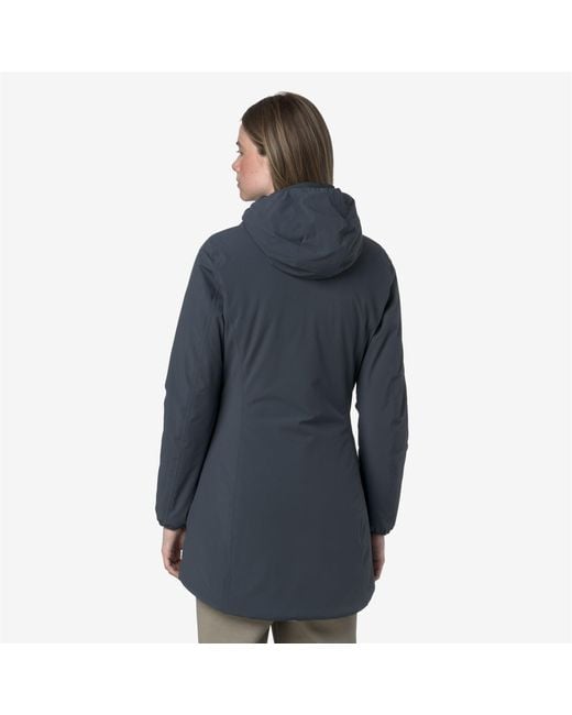 Denise St Warm Reversible K-Way de color Blue