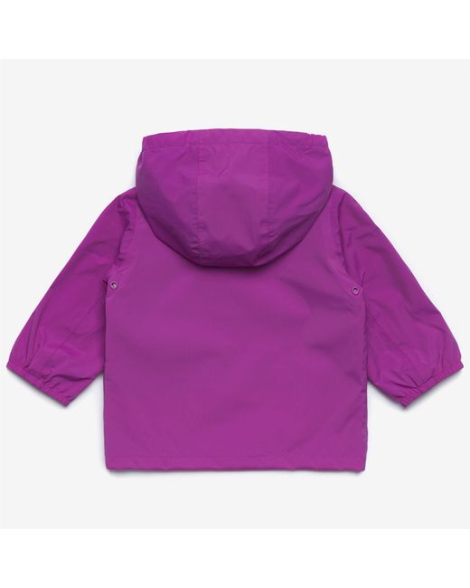 E. Jack Stretch Nylon Jersey K-Way de color Purple