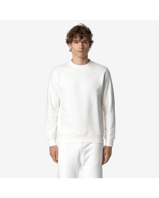 Baptiste Heavy Fleece di K-Way in White da Uomo