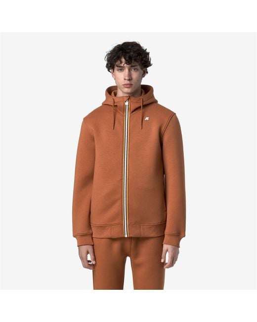 Rainer Spacer di K-Way in Brown da Uomo