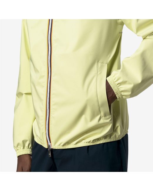 Jack Stretch Dot K-Way de hombre de color Yellow