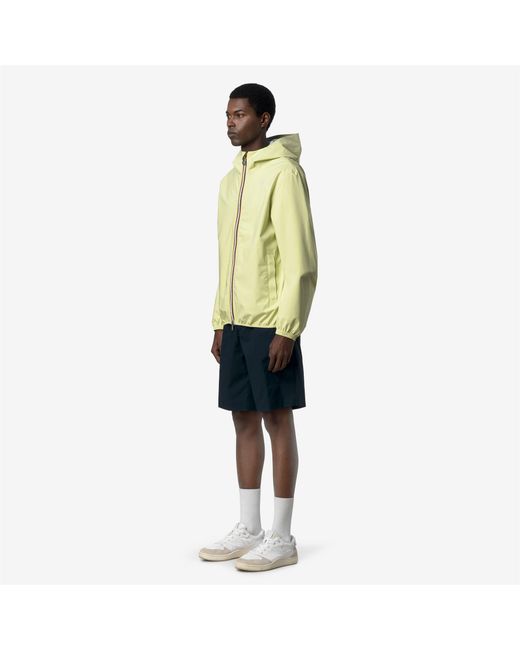 Jack Stretch Dot K-Way de hombre de color Yellow