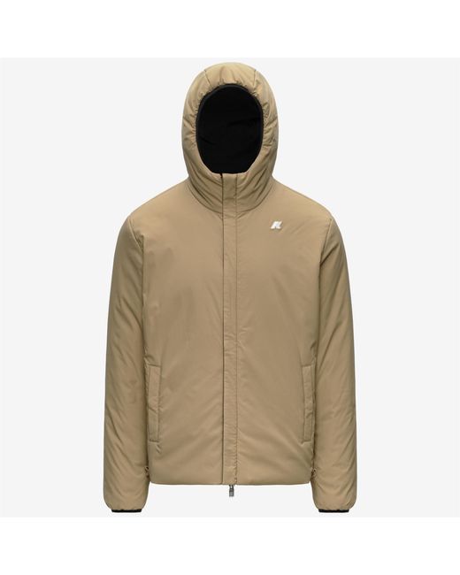 Jack St Warm Double K-Way de hombre de color Black