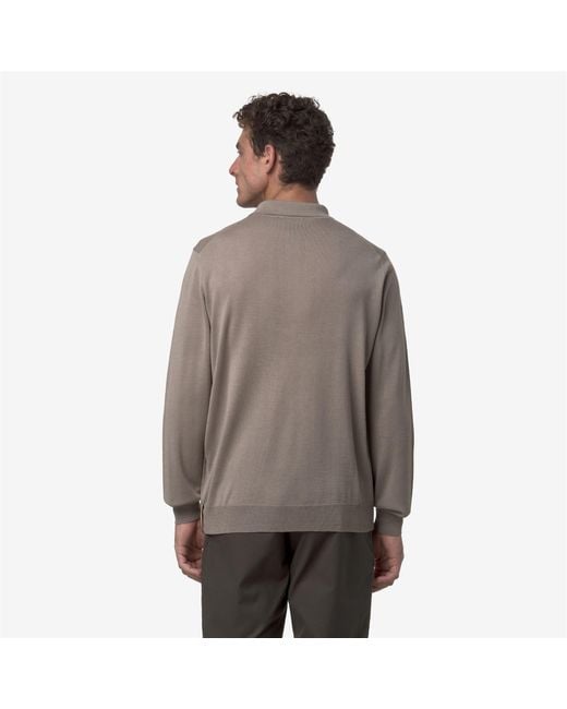Rey Wool Merino Blend di K-Way in Gray da Uomo