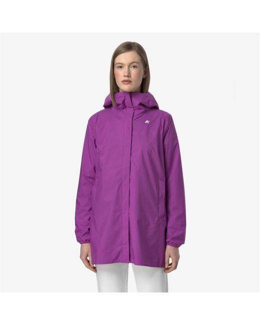 Sophie Stretch Dot di K-Way in Purple
