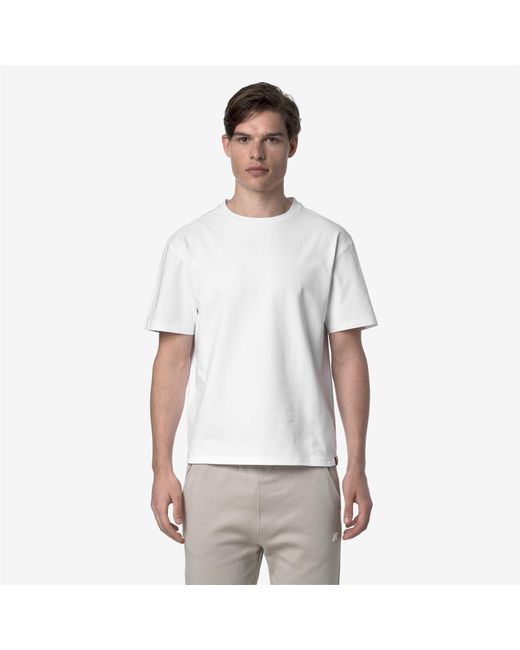 Fantome Ice Cotton di K-Way in White da Uomo