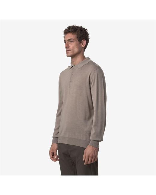 Rey Wool Merino Blend di K-Way in Gray da Uomo