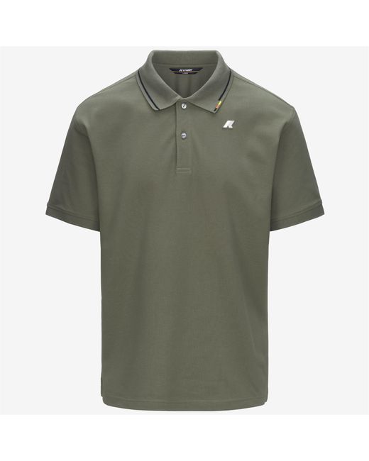 Simor Pique di K-Way in Green da Uomo