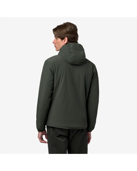 Jack St Warm Double K-Way de hombre de color Black