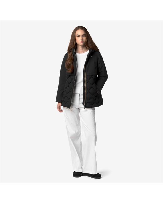 Siphane Hybrid Warm Shell K-Way de color Black