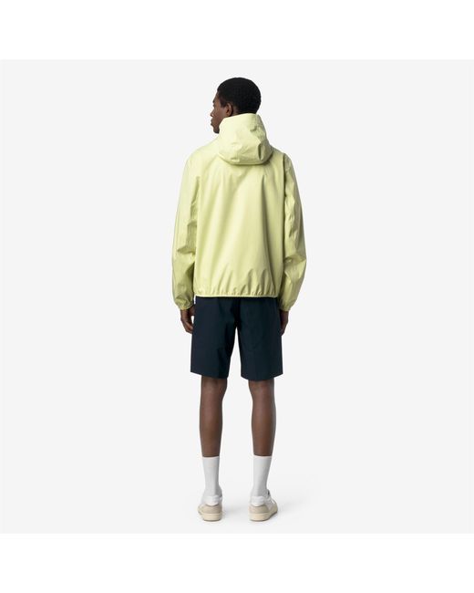 Jack Stretch Dot K-Way de hombre de color Yellow