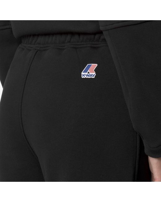 Loyre Brushed Pc di K-Way in Black